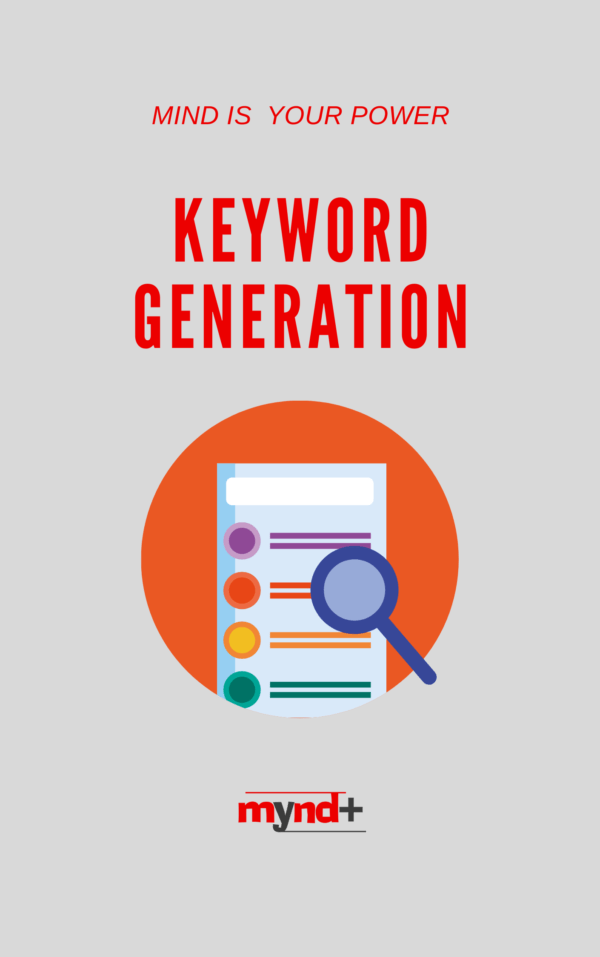 Keyword Generation Mindmap