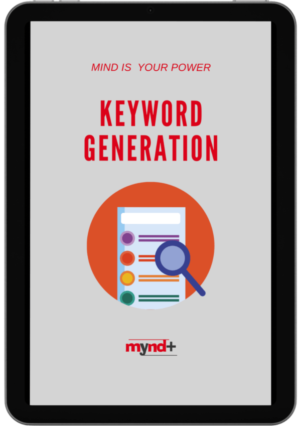 Keyword Generation Mindmap