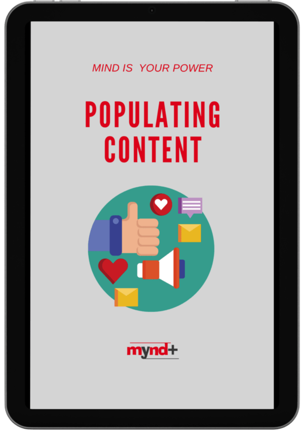 Populating Content Mynd Block